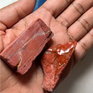 Raw Red Jasper Stones